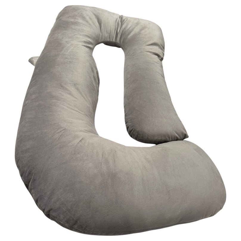 Moon-Organic-U-Shaped-Pregnancy-Pillow-Light-Grey-2-2
