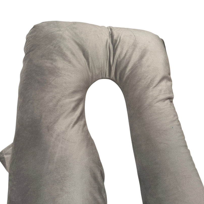 Moon-Organic-U-Shaped-Pregnancy-Pillow-Light-Grey-2-3