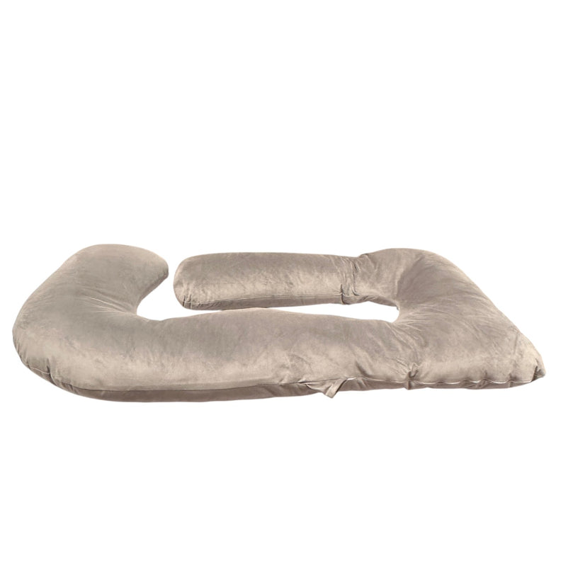 Moon-Organic-U-Shaped-Pregnancy-Pillow-Light-Grey-2-8