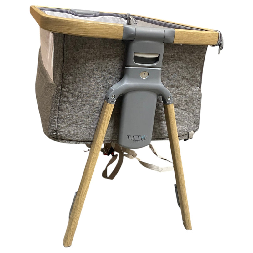 Tutti-Bambini-CoZee-Air-Bedside-Crib/Co-Sleeper-Rocker-Oak-&-Charcoal-4-3