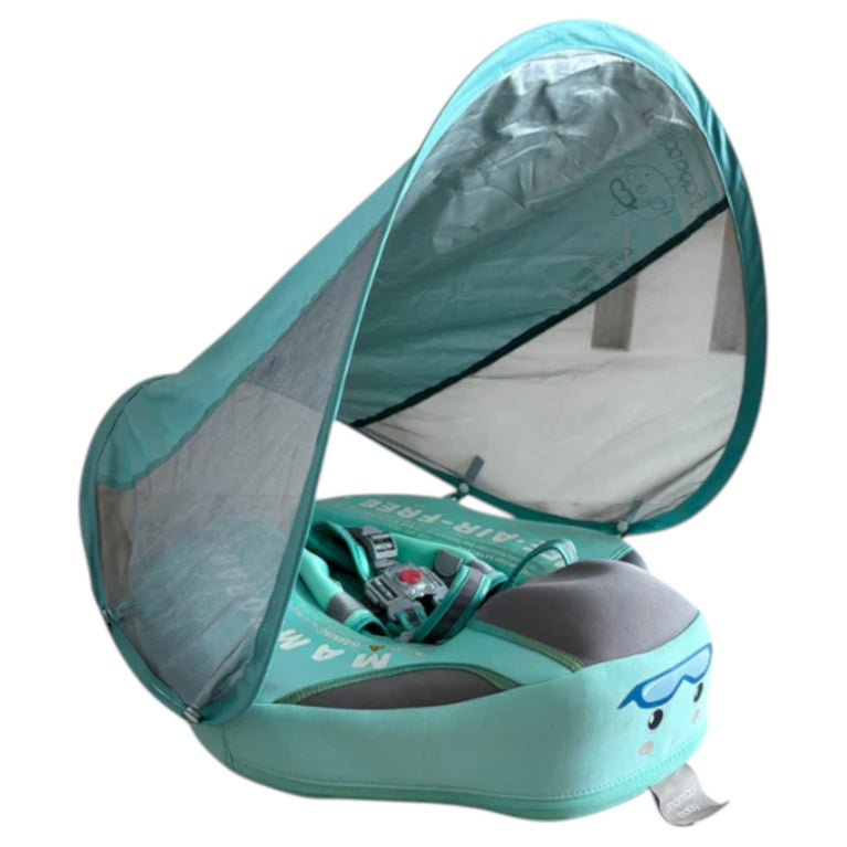Mambobaby-Float-Deluxe-with-Canopy-and-Tail-Green-6-0