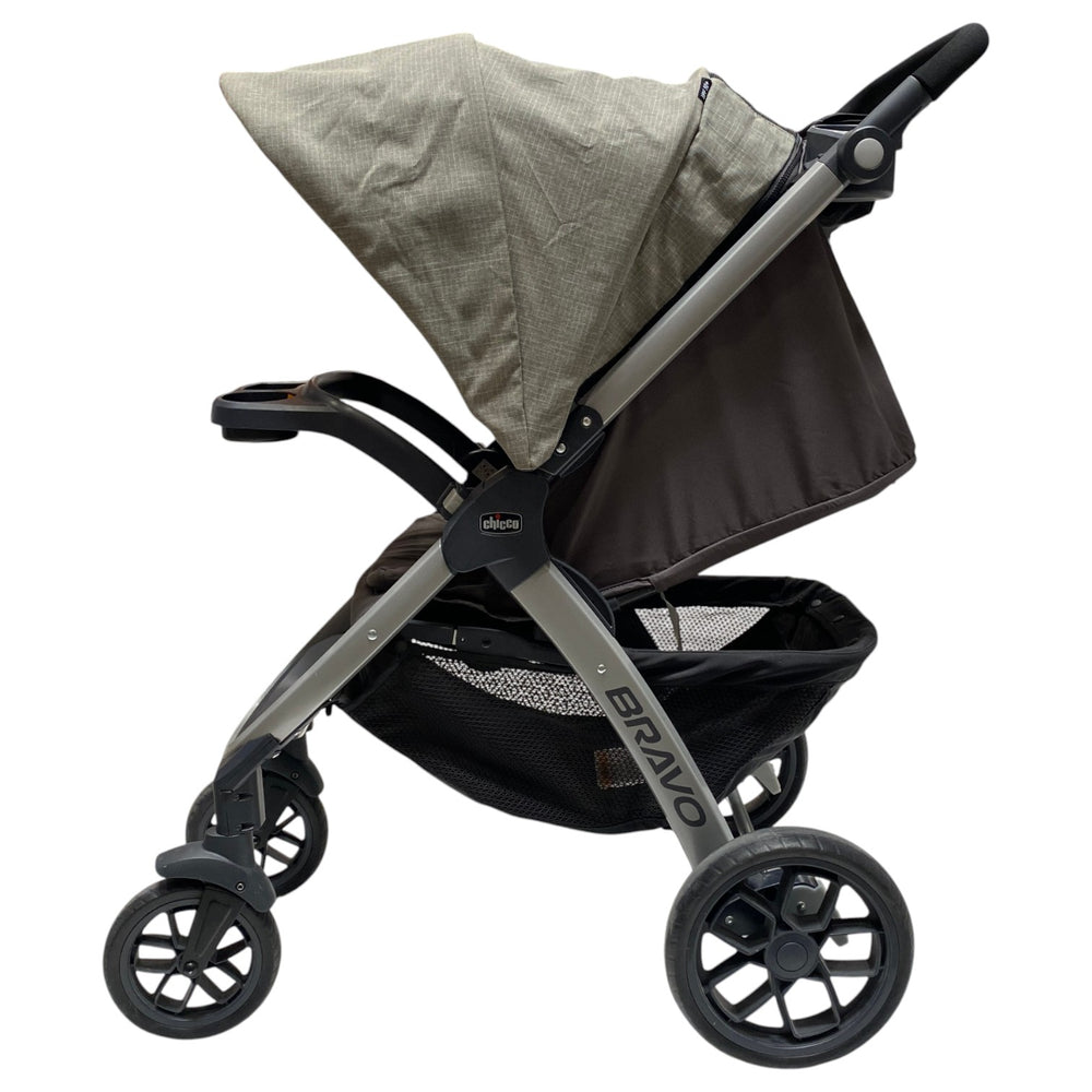 Chicco Bravo Trio Travel System 3-in-1 Camden Stroller with Chicco KeyFit Max Infant Car Seat - Black | Shop used Strollers in UAE