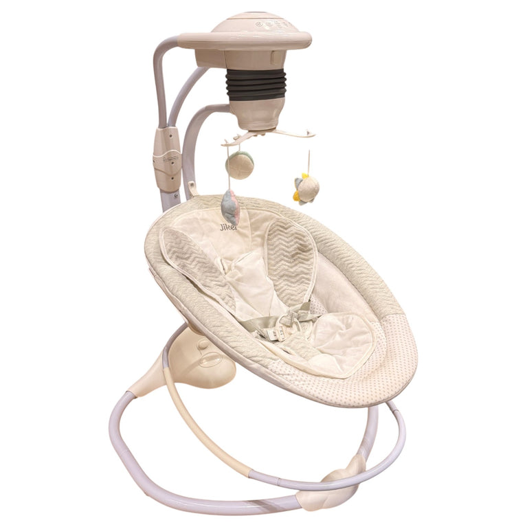 Jikel-Minos-2-in-1-Electric-Swing-&-Rocker-Grey-7-1