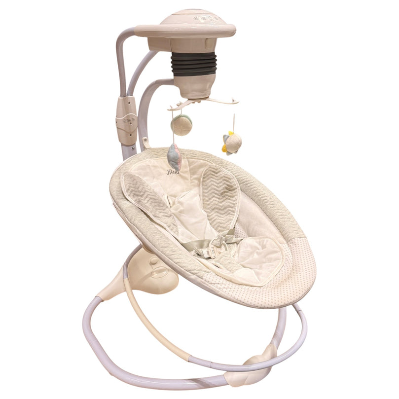 Jikel-Minos-2-in-1-Electric-Swing-&-Rocker-Grey-7-1