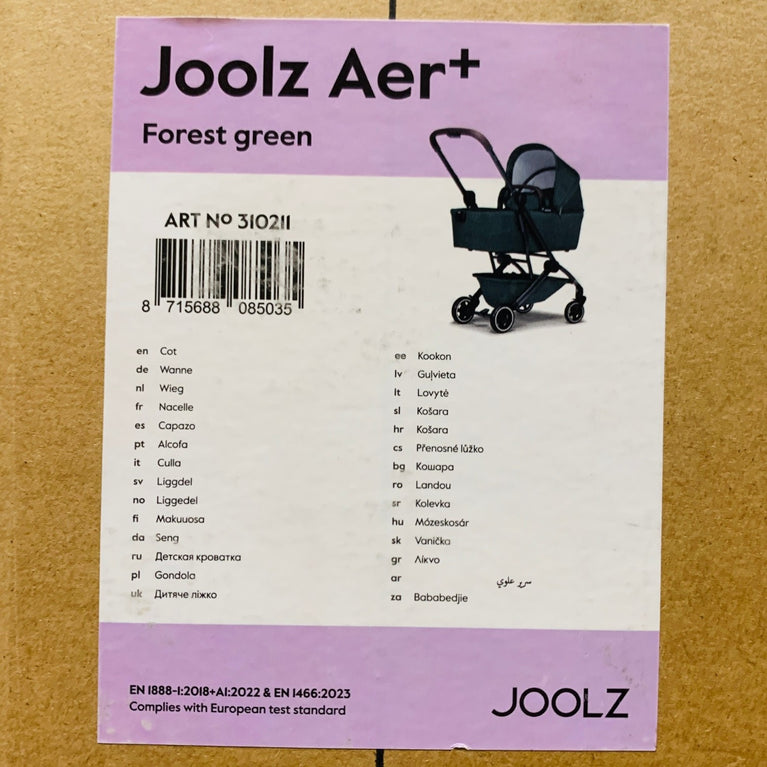 Joolz-AER+-Carrycot-Forest-Green-1-3