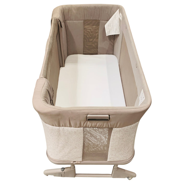 Chicco-Next2Me-Forever-Crib-with-Mattress-Almond-1-4