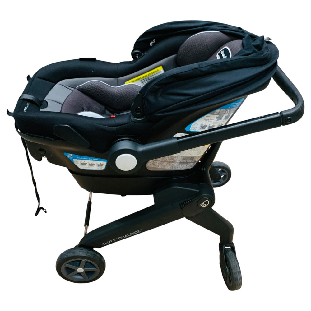 Evenflo Shyft Dualride Infant Car Seat And Stroller - Beaufort Black | Shop used Strollers in UAE