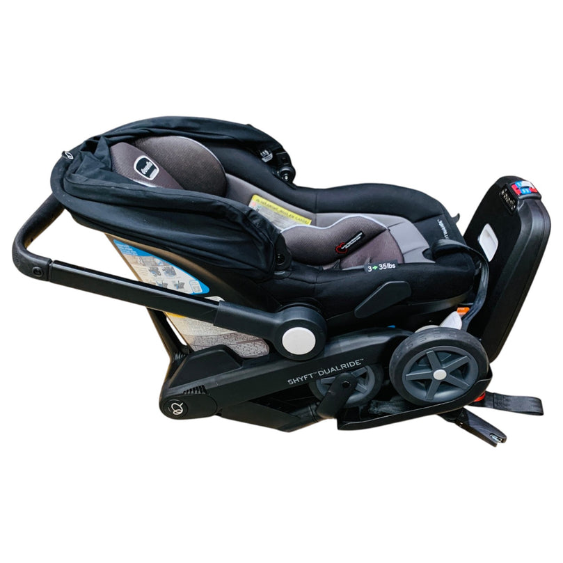Evenflo-Shyft-Dualride-Infant-Car-Seat-And-Stroller-Beaufort-Black-2-7