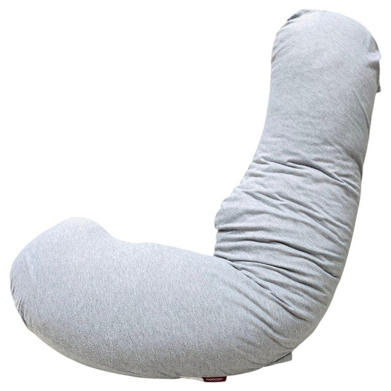 MomCozy-J-Shaped-Maternity-Body-Pillow-Grey-1-1