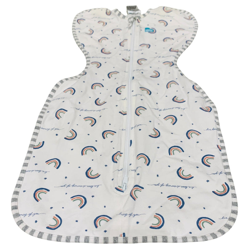 Love-To-Dream-Rainbow-Print-Swaddle-Up-Sleeping-Bag-Small-1.0-Tog-Newborn-1