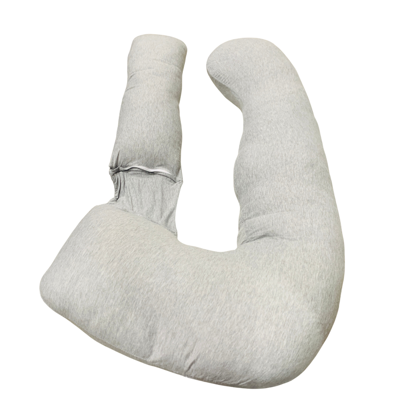 PharMeDoc-U-Shape-Full-Body-Maternity-Pillow-with-Detachable-Extension-Grey-1-5