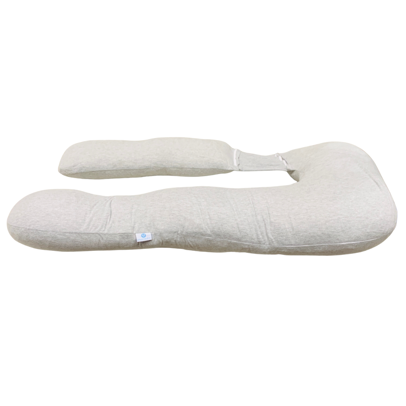 PharMeDoc-U-Shape-Full-Body-Maternity-Pillow-with-Detachable-Extension-Grey-1-8
