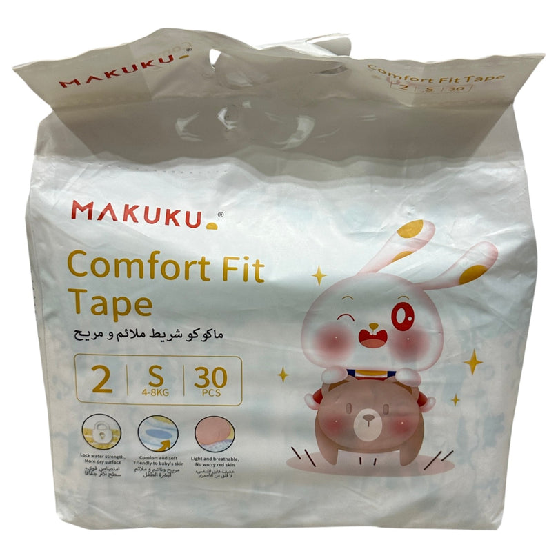 Makuku-Comfort-Fit-Diapers-(Size-2-30-Pieces)-1-2