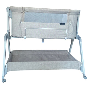Giggles-Watson-Adjustable-Side-Bassinet-with-Glide-Function-Brown-1-2