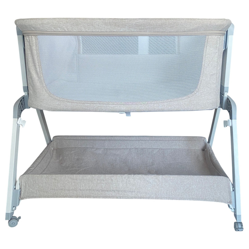 Giggles-Watson-Adjustable-Side-Bassinet-with-Glide-Function-Brown-1-3