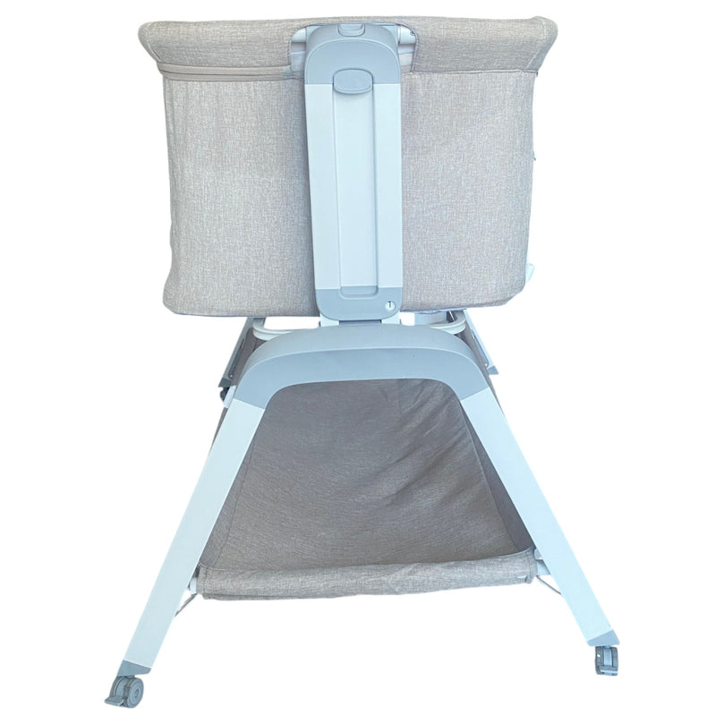 Giggles-Watson-Adjustable-Side-Bassinet-with-Glide-Function-Brown-1-4