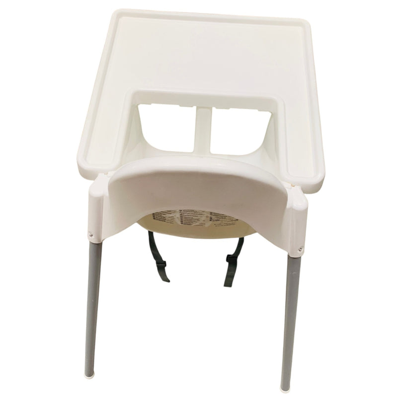 IKEA-ANTILOP-Highchair-with-Safety-Belt-+-Tray-White-&-Silver-5-2