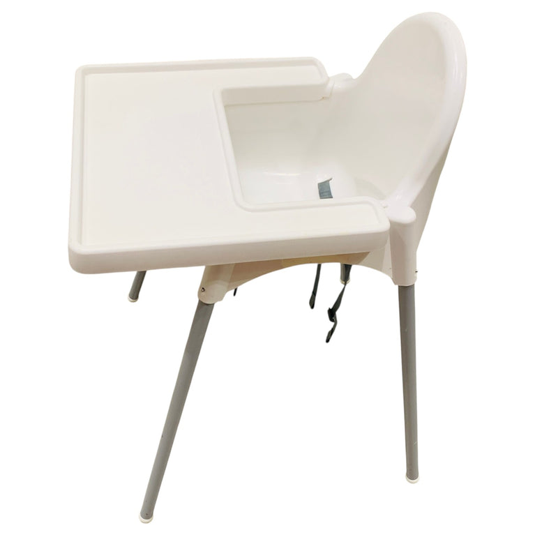 IKEA-ANTILOP-Highchair-with-Safety-Belt-+-Tray-White-&-Silver-5-4