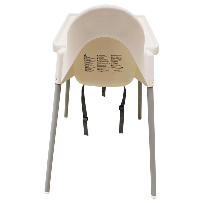 IKEA-ANTILOP-Highchair-with-Safety-Belt-+-Tray-White-&-Silver-5-5
