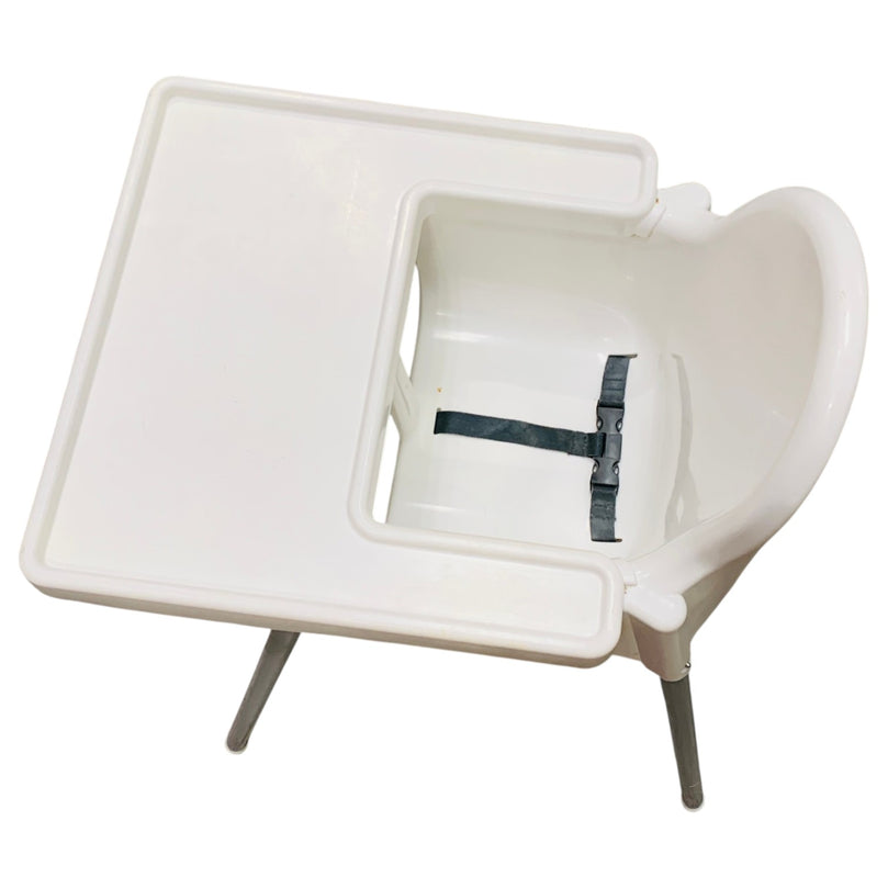 IKEA-ANTILOP-Highchair-with-Safety-Belt-+-Tray-White-&-Silver-5-6