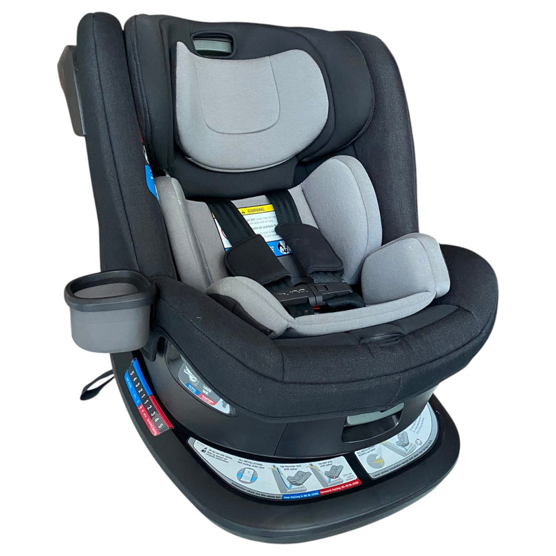 Nuna-Revv-Caviar-Solid-Baby-Convertible-Car-Seat-Black-1-1