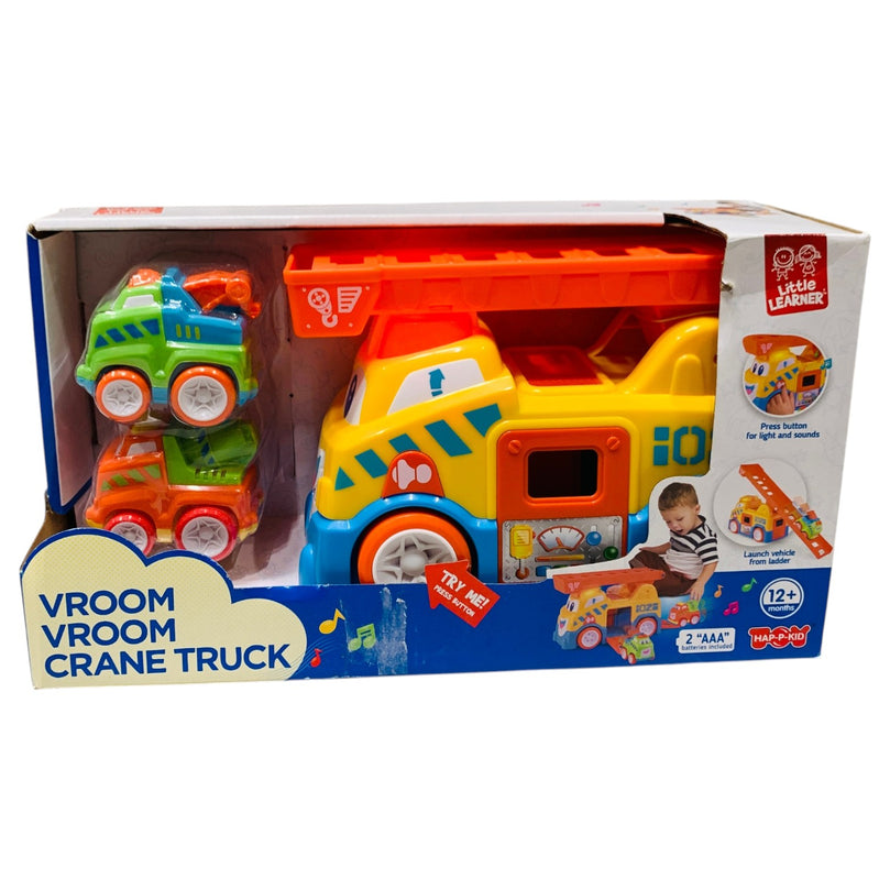 Happy-Kids-Vroom-Vroom-Crane-Truck-Light-And-Sound-Vehicle-Playset-3pcs-1-2
