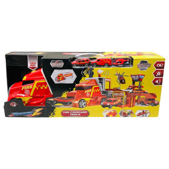 Teamsterz-Hamleys-Cars-Fire-Command-Truck-5-Pieces-Set-1-2