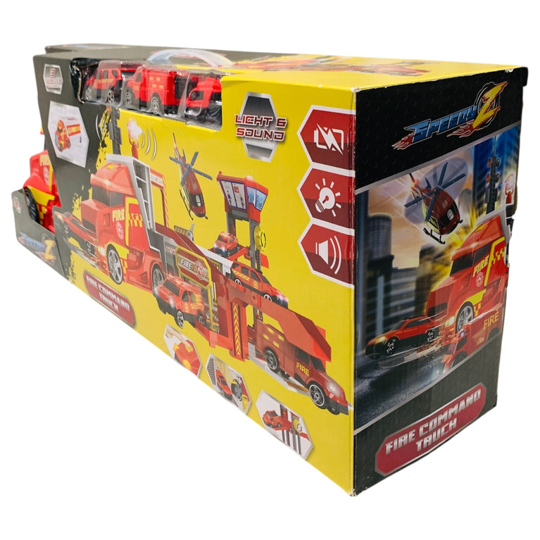 Teamsterz-Hamleys-Cars-Fire-Command-Truck-5-Pieces-Set-1-3