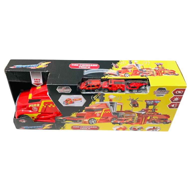Teamsterz-Hamleys-Cars-Fire-Command-Truck-5-Pieces-Set-1-6