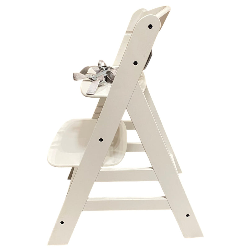 Hauck-Alpha+-Wooden-Highchair-White-3-4