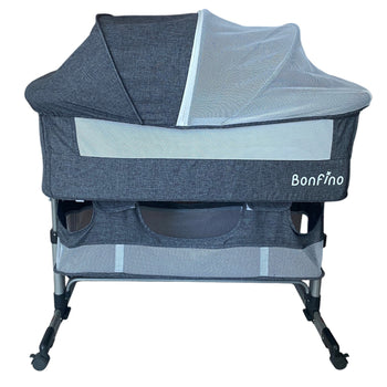 Bonfino-Regal-Crib-&-Bedside-Bassinet-Grey-1-2