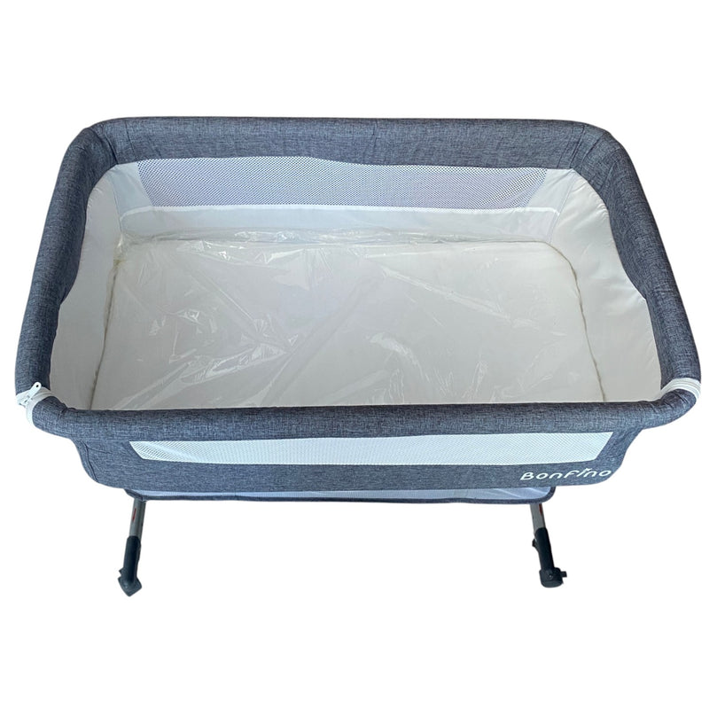 Bonfino-Regal-Crib-&-Bedside-Bassinet-Grey-1-3