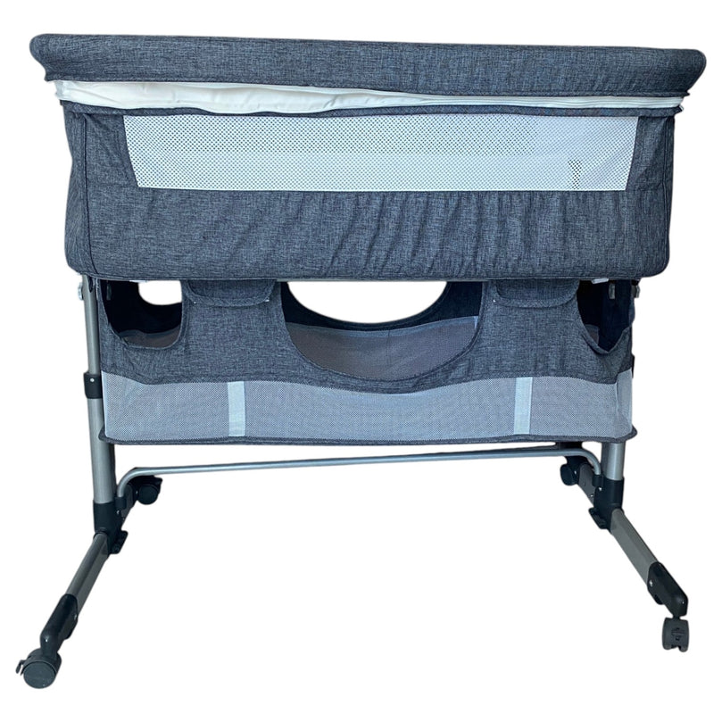 Bonfino-Regal-Crib-&-Bedside-Bassinet-Grey-1-6