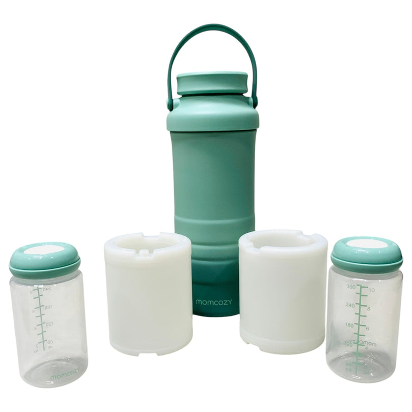 Momcozy-Portable-Breast-Milk-Cooler-(650ml)-Green-1-3
