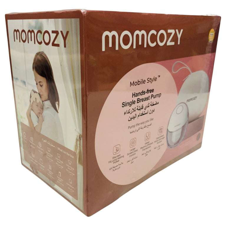 Momcozy-Single-Breast-Pump-Hands-Free-Mobile-Style-|-M6-Red-1-1
