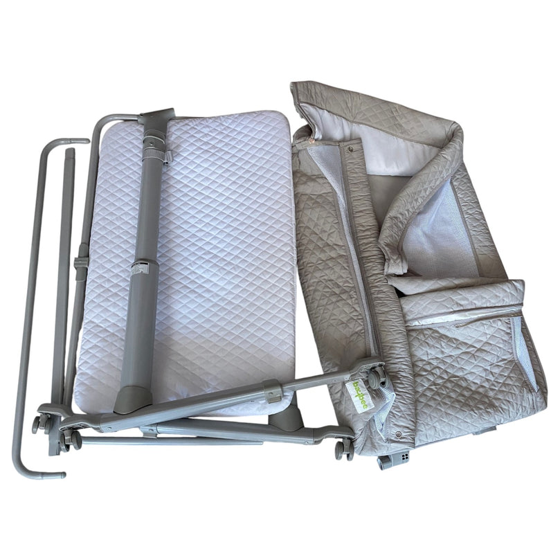 Baybee-Bedside-Baby-Crib-Grey-1-2