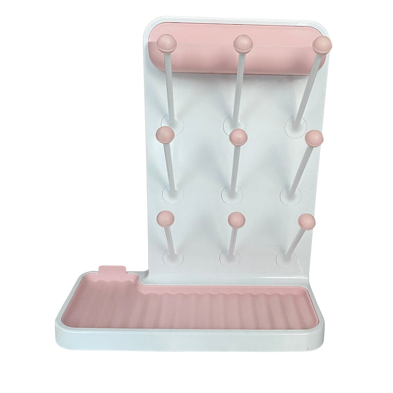 Spectra-Feeding-Bottle-Drying-Rack-Pink/White-2-2