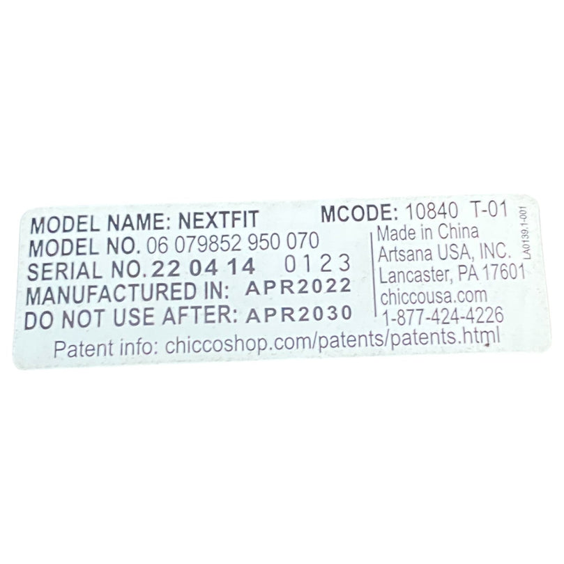 Chicco-NextFit-Convertible-Car-Seat-Black/Grey-1-10