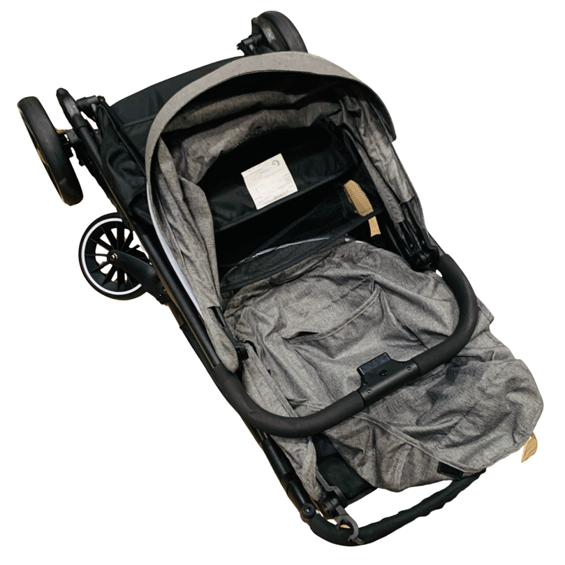 The-Moon-Brand-Dois-Tandem/Twin-Stroller-Black/Grey-1-9