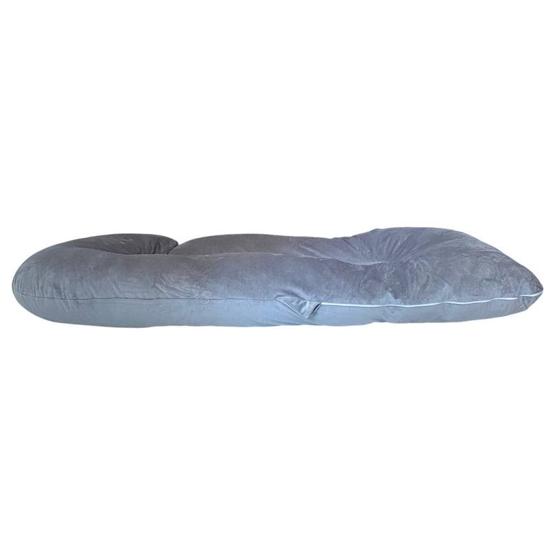 Momcozy-U-Shaped-Huggable-Maternity-Pillow-Grey-1-4