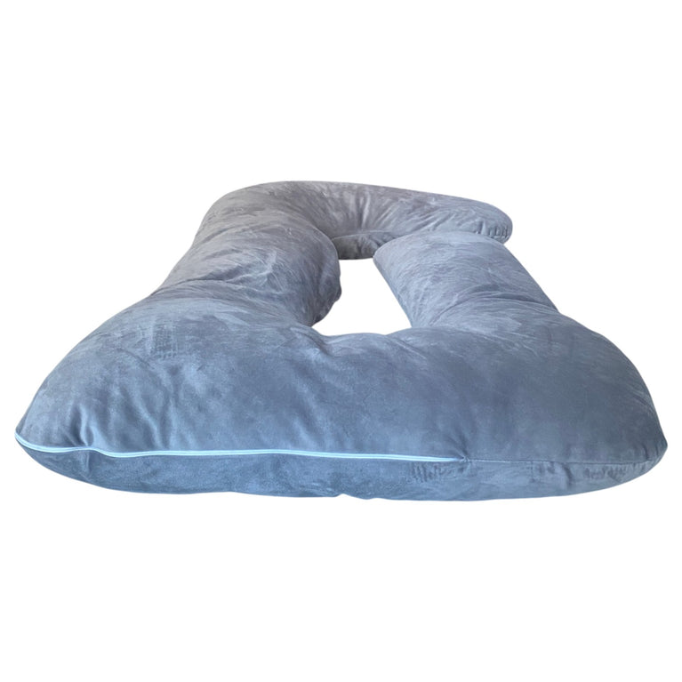 Momcozy-U-Shaped-Huggable-Maternity-Pillow-Grey-1-6