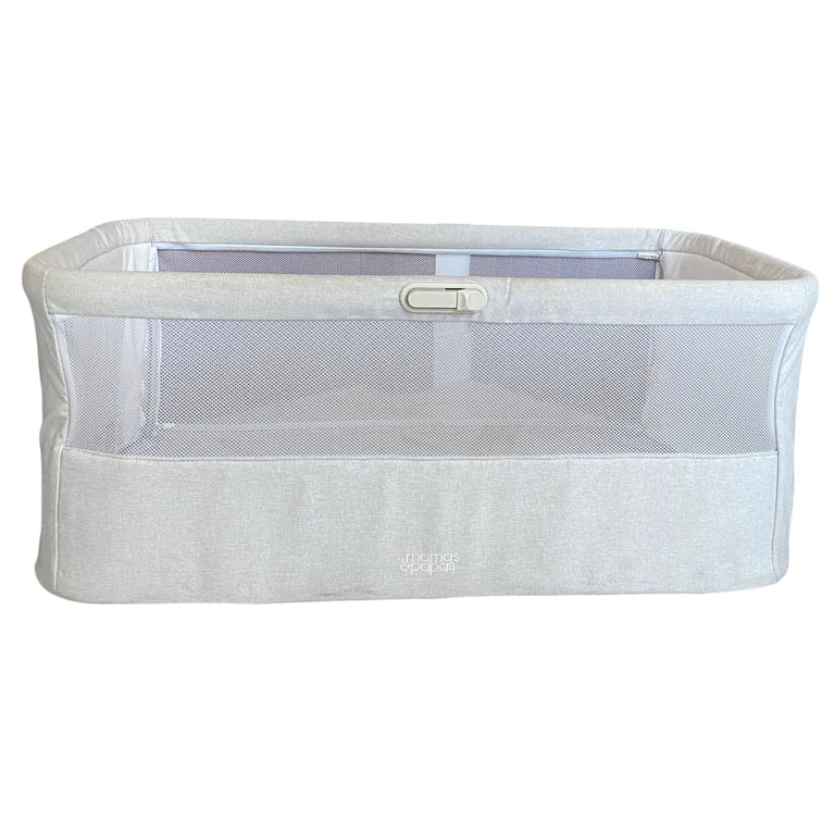 Mamas-&-Papas-Lua-Bedside-Crib-Beige-3-3