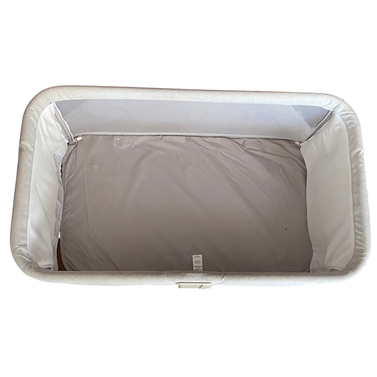 Mamas-&-Papas-Lua-Bedside-Crib-Beige-3-4