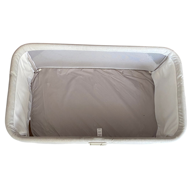 Mamas-&-Papas-Lua-Bedside-Crib-Beige-3-4