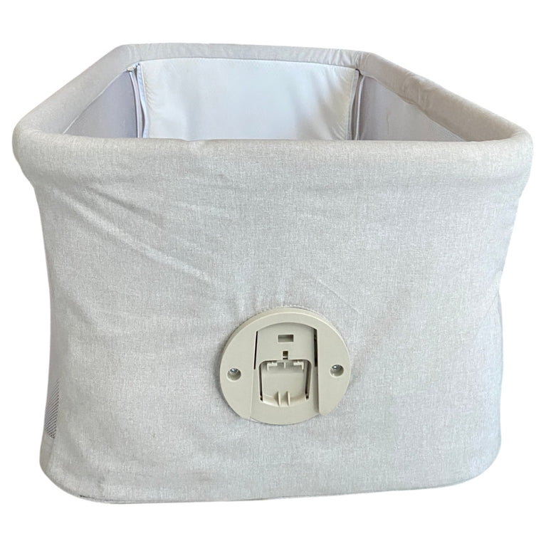 Mamas-&-Papas-Lua-Bedside-Crib-Beige-3-5