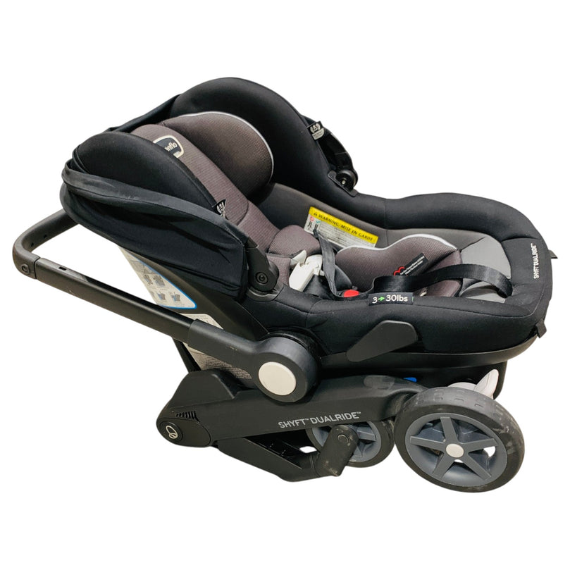 Evenflo-Shyft-Dualride-Infant-Car-Seat-And-Stroller-Beaufort-Black-1-3