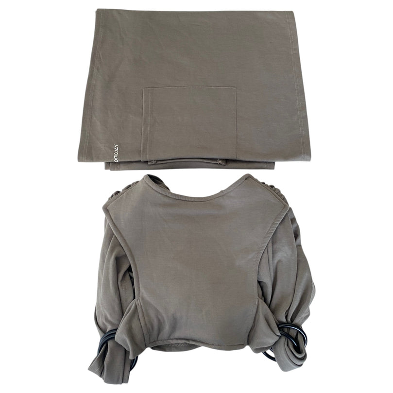 Momcozy-Baby-Wrap-Carrier-Taupe-Grey-1-2