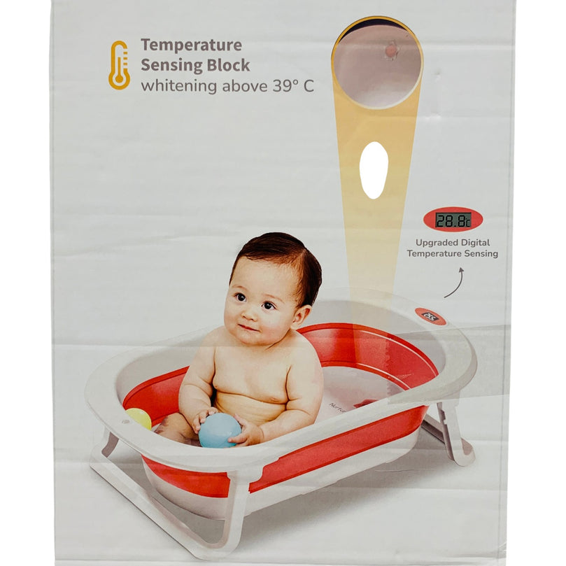 Nurtur-Collapsible-Baby-Bathtub-Pink-and-White-1-3