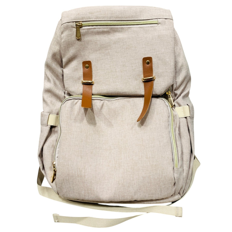 Juniors-Solid-Diaper-Backpack-with-Adjustable-Straps-and-Handle-Cream-1-1