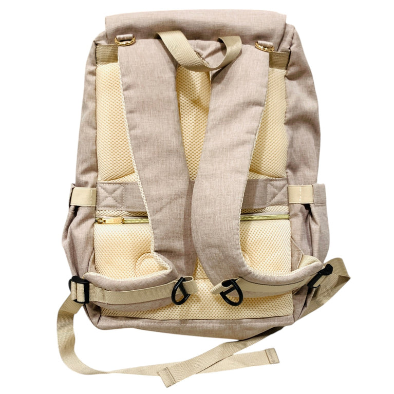 Juniors-Solid-Diaper-Backpack-with-Adjustable-Straps-and-Handle-Cream-1-2